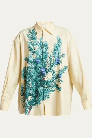 Loewe Juniper Berry Print Button Down Blouse