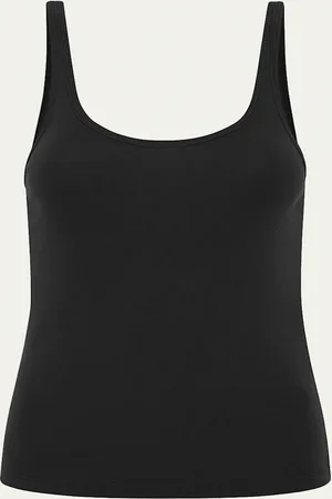 St Agni Organic Cotton Slim Scoop Tank Top