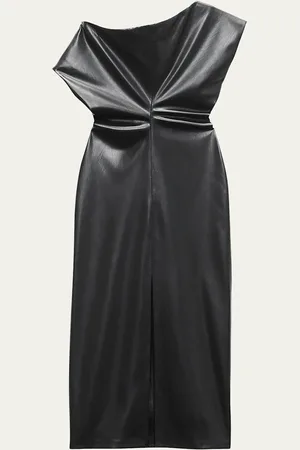 RAG&BONE Eleanor Faux Leather Midi Dress