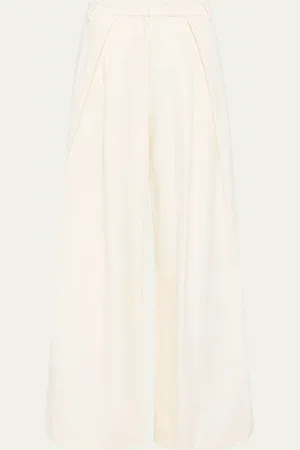 St Agni Minimal Linen-Blend Trousers