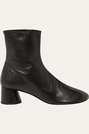 Proenza Schouler Glove Lambskin Block-Heel Ankle Booties