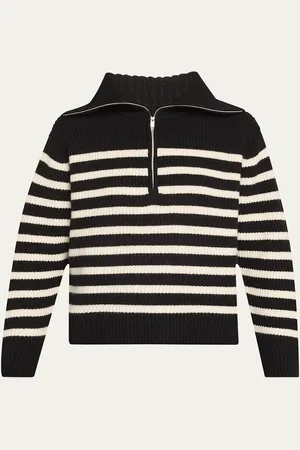 Simkhai Landry Half-Zip Cashmere Sweater