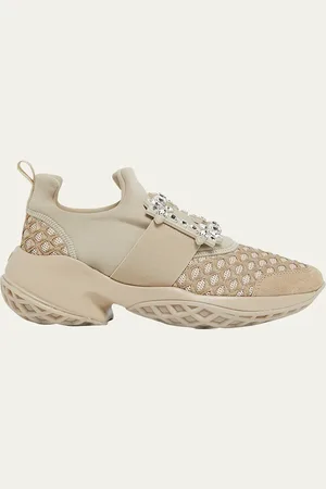 Roger Vivier Viv Run Strass Buckle Chunky Sneakers