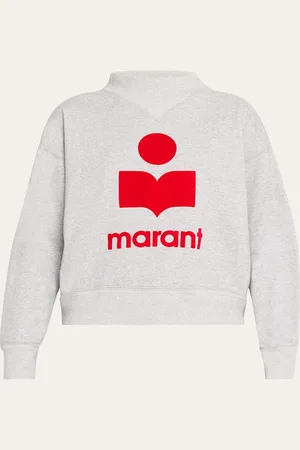 Marant Etoile Moby High-Neck Logo Sweatshirt