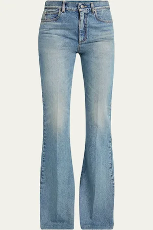 Alexander McQueen Boot-Cut Leg Denim Pants