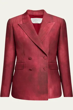 GABRIELA HEARST Angela Double-Breasted Wool Blazer
