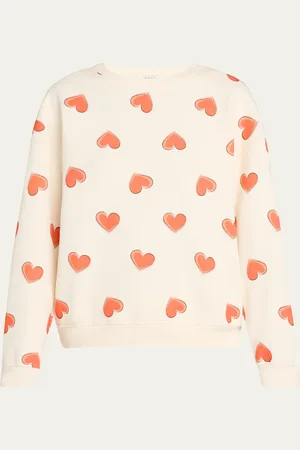 KULE The Oversized All Over Heart Sweatshirt