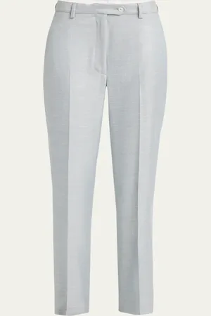 Kiton Straight Leg Bamboo Trousers