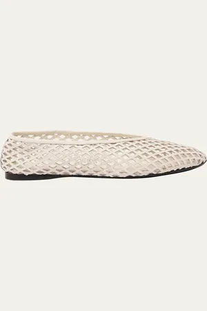 Proenza Schouler Tee Perforated Leather Ballerina Flats