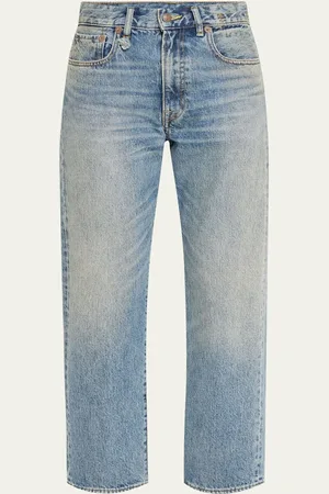 R13 Mid-Rise Boyfriend Jeans