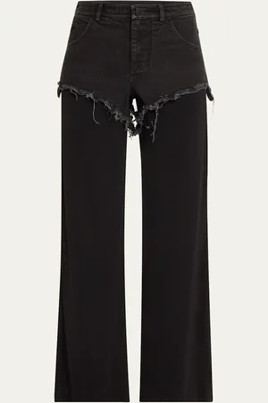 CHRISTOPHER ESBER Duke Splice Layered Straight Jeans