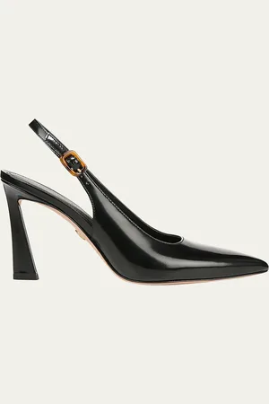 VERONICA BEARD Callie Leather Slingback Pumps