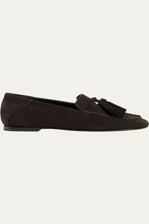 Dear Frances Drew Suede Tassel Loafers