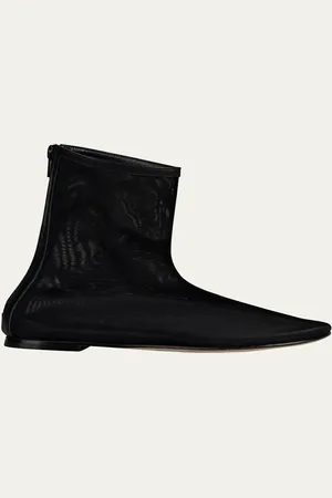 Dear Frances Balla Sheer Mesh Booties