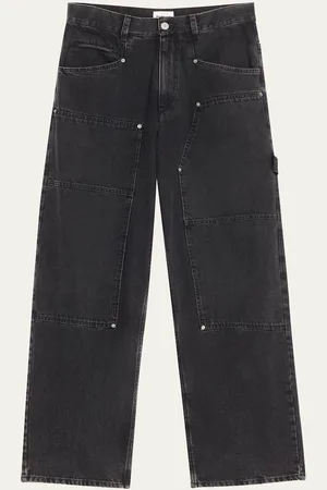 Marant Etoile Ophra Straight-Leg Carpenter Jeans