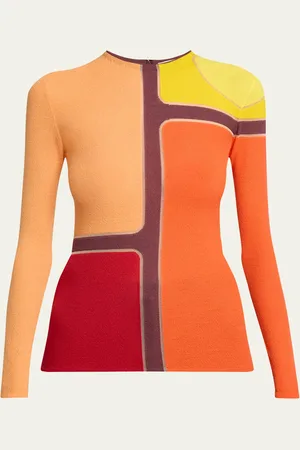 GABRIELA HEARST Atreus Colorblock Wool Cashmere Sweater