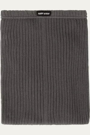 Miu Miu Ribbed Knit Tights