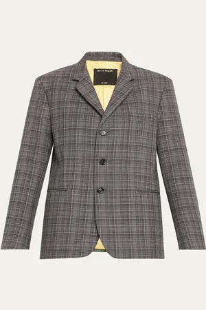 MERYLL ROGGE Wool Check Blazer