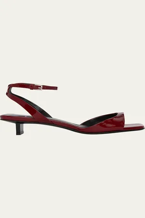 Pierre Hardy Stella Patent Kitten Ankle-Strap Sandals