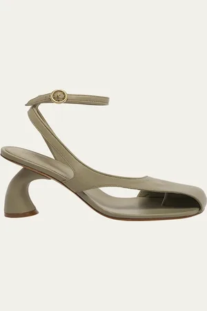 DRIES VAN NOTEN Virgo Leather Asymmetrical Sandals