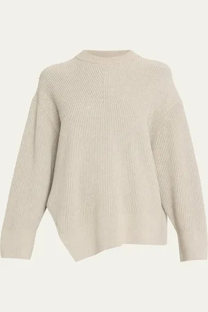 STUDIO NICHOLSON Asymmetric Ribbed Sweater