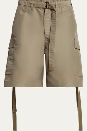 sacai Cotton Chino Shorts (Beige) Other