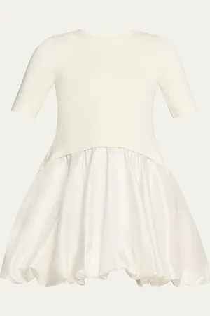 Simkhai Kenny Short-Sleeve Bubble Dress
