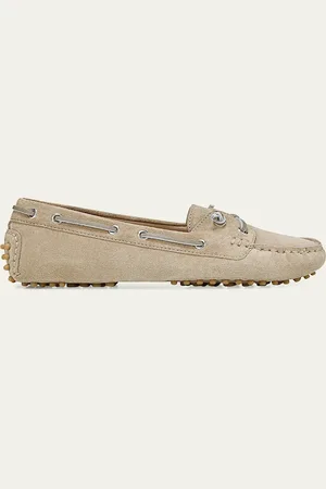VERONICA BEARD Jia Leather Driver Boat Loafers