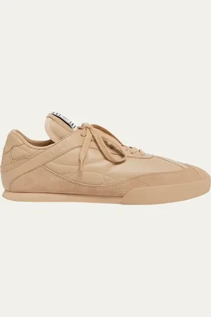 Chloé Kick Low-Top Mixed Leather Sneakers