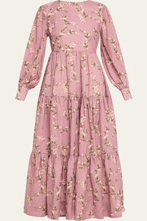 Agua by Agua Bendita Nuez Tiered Maxi Dress