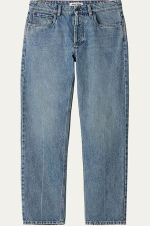 Miu Miu Mid-Rise Straight-Leg Jeans