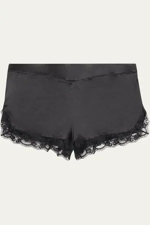 Simone Pérèle Love Me Lace-Trim Silk Sleep Shorts