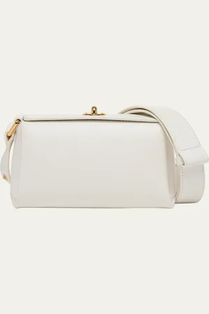 Plan C Mini Turn-Lock Leather Shoulder Bag