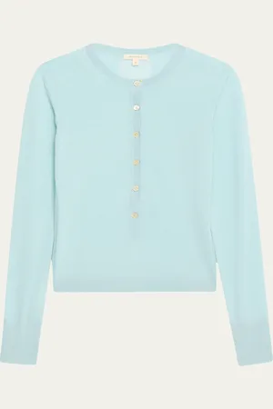 Diotima Barton Henley Pointelle Cashmere Cardigan