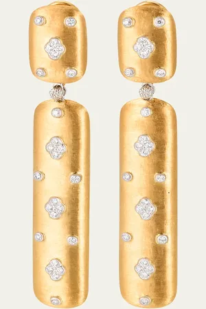 Buccellati Macri AB Convertible Drop Earrings in 18K with Diamonds