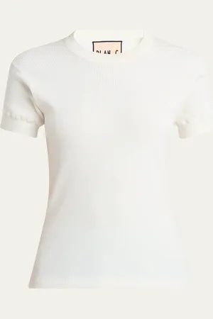 Plan C Crew Neck Knit Shirt