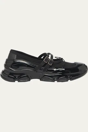 Simone Rocha Mesh Buckle Tracker Ballerina Sneakers