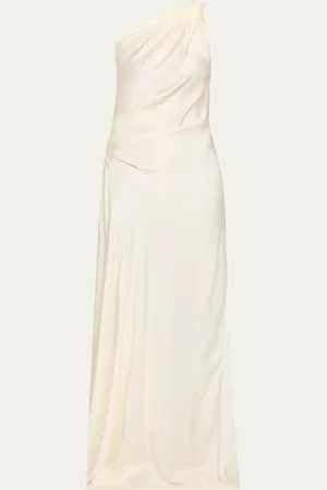 A.L.C. Aster One-Shoulder Satin Gown