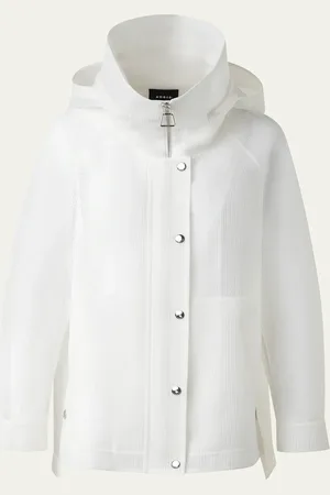 AKRIS Palina Double Layer Techno Grid Parka