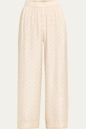 Simkhai Zuna Straight-Leg Pajama Pants