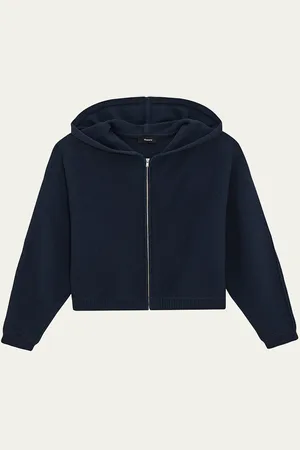 THEORY Cotton Zip-Up Hoodie
