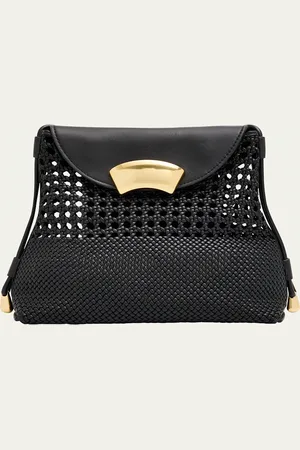 3.1 Phillip Lim ID Petit Soft Macrame Leather Shoulder Bag