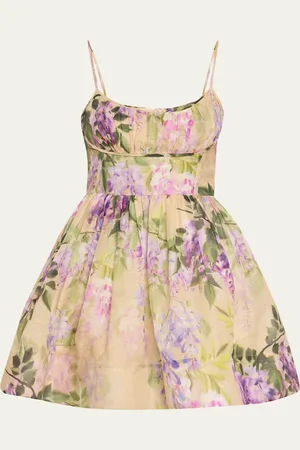 Cara Cara Alba Floral Fit-And-Flare Mini Dress