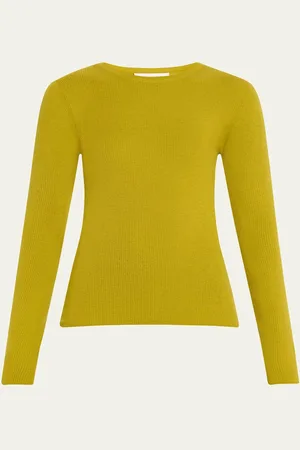 Michael Kors Hutton Ribbed Cashmere Pullover