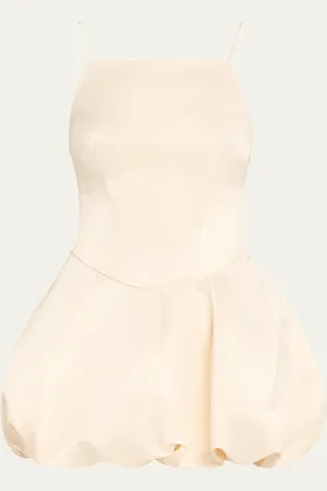 LOVESHACKFANCY Jake Satin Mini Dress