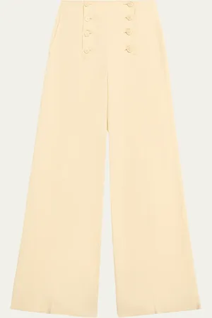 ULLA JOHNSON Yalena Straight-Leg Pants
