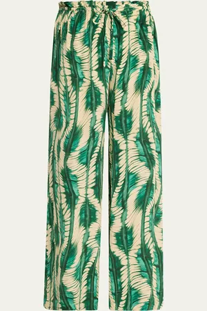 ULLA JOHNSON Sawyer Fluid Silk Twill Pants