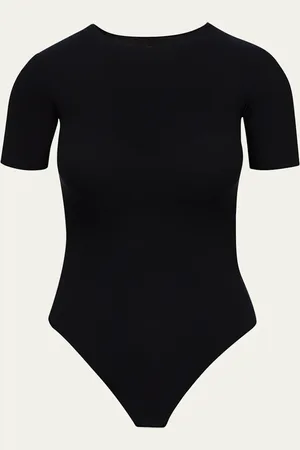 Commando Butter Short-Sleeve Crewneck Bodysuit