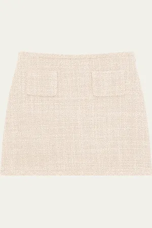 THEORY Tweed Mini Skirt