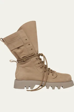 J.W.Anderson Suede Lace-Up Combat Boots